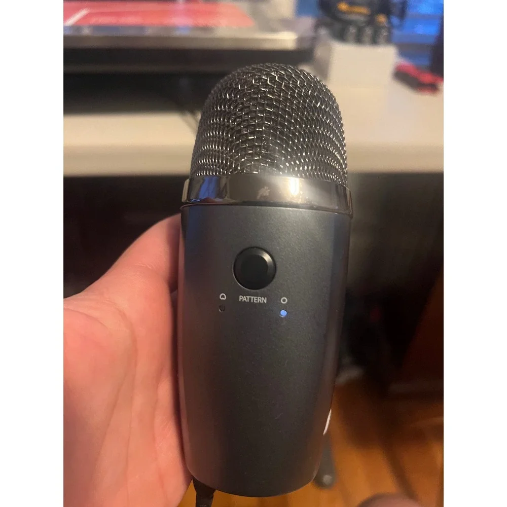 Blue Yeti Nano Premium USB Microphone Shadow Grey Condenser Mic BM1010
